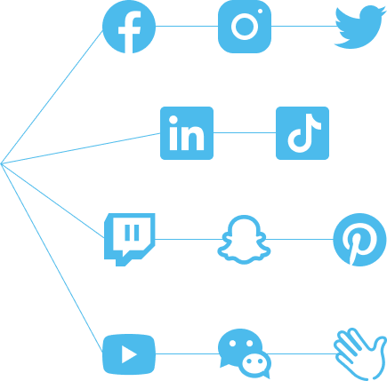 All your social media accounts are linked to LiviTalk
